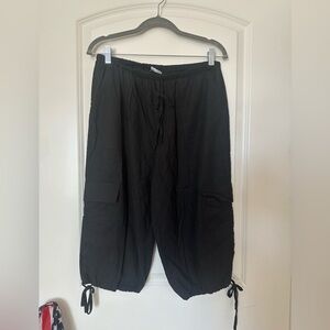 Cotton On Women's Jet Black Cargo Shorts